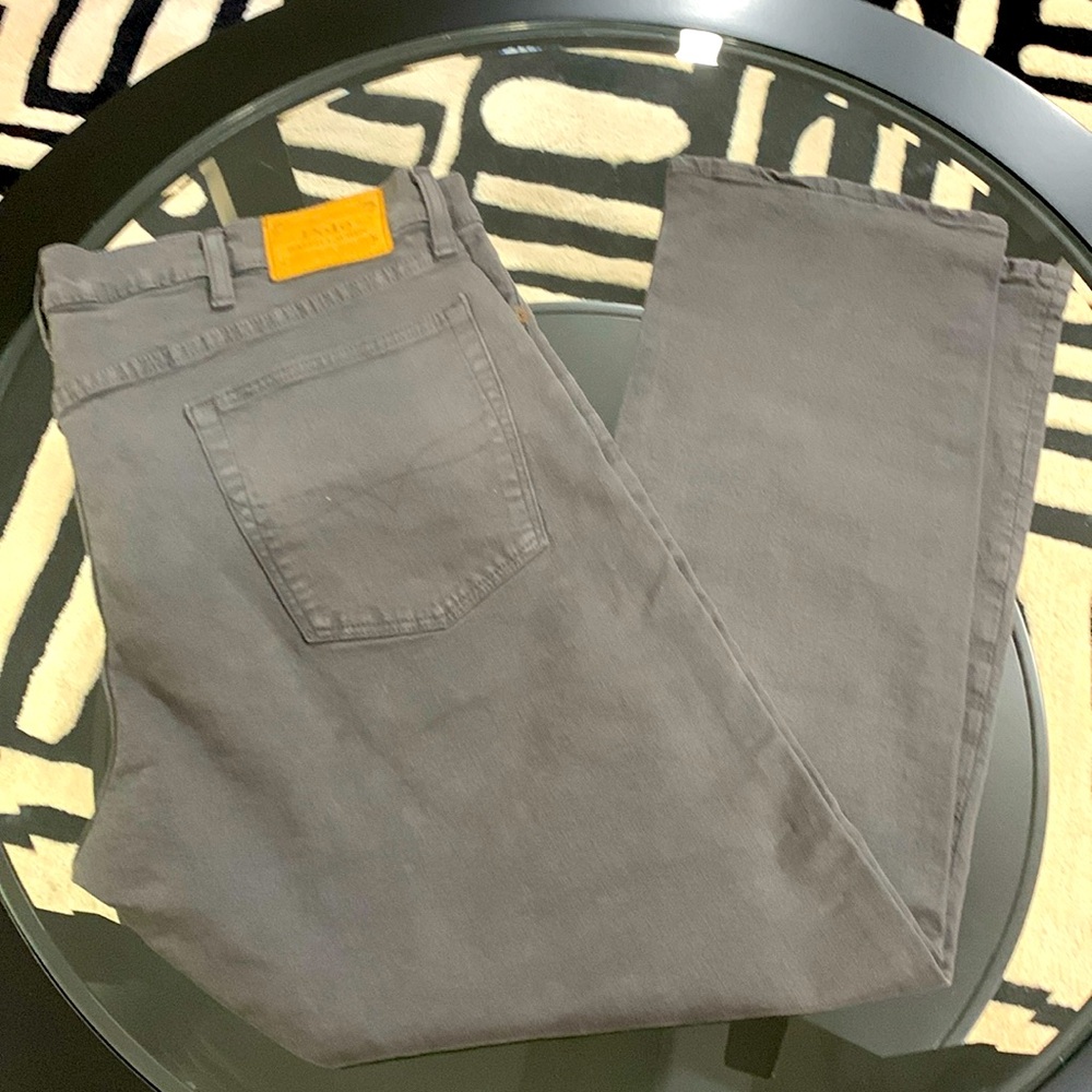 Men’s POLO RALPH LAUREN gray denim The Varick Slim Straight 40x30